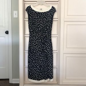 Ralph Lauren Black And White Patterned Dress
